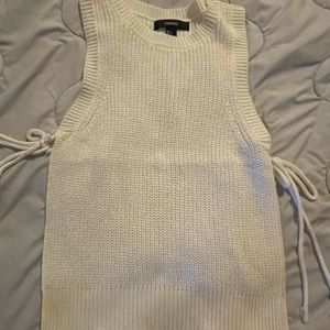 cream vest